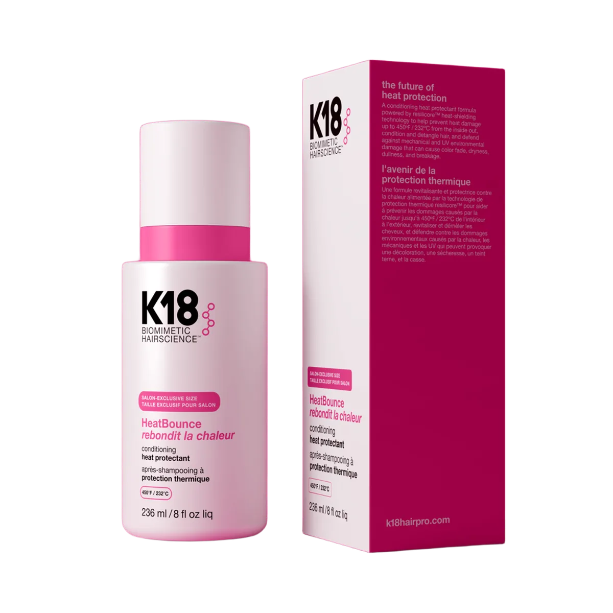 K18 - Protector térmico y acondicionador Leave in - 118 ML