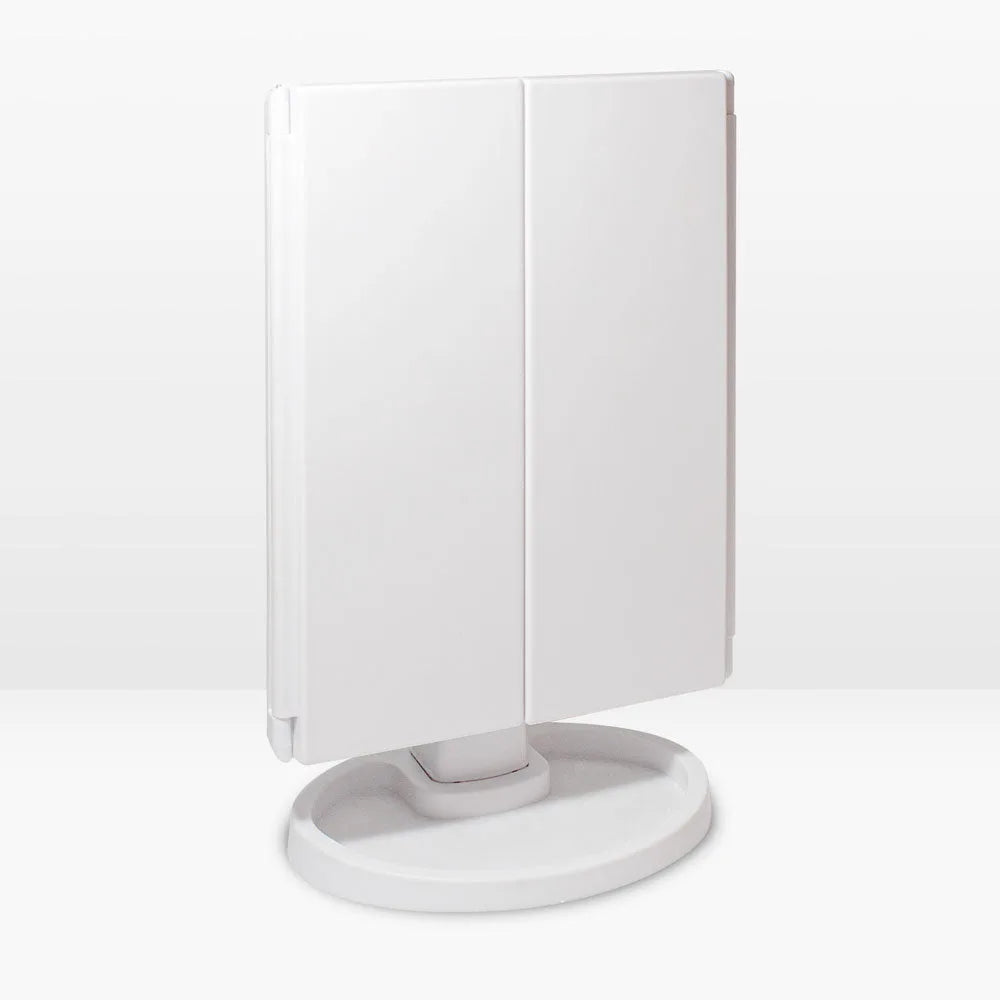 B-Tools - B-Mirror - Espejo de escritorio con luz led y aumento