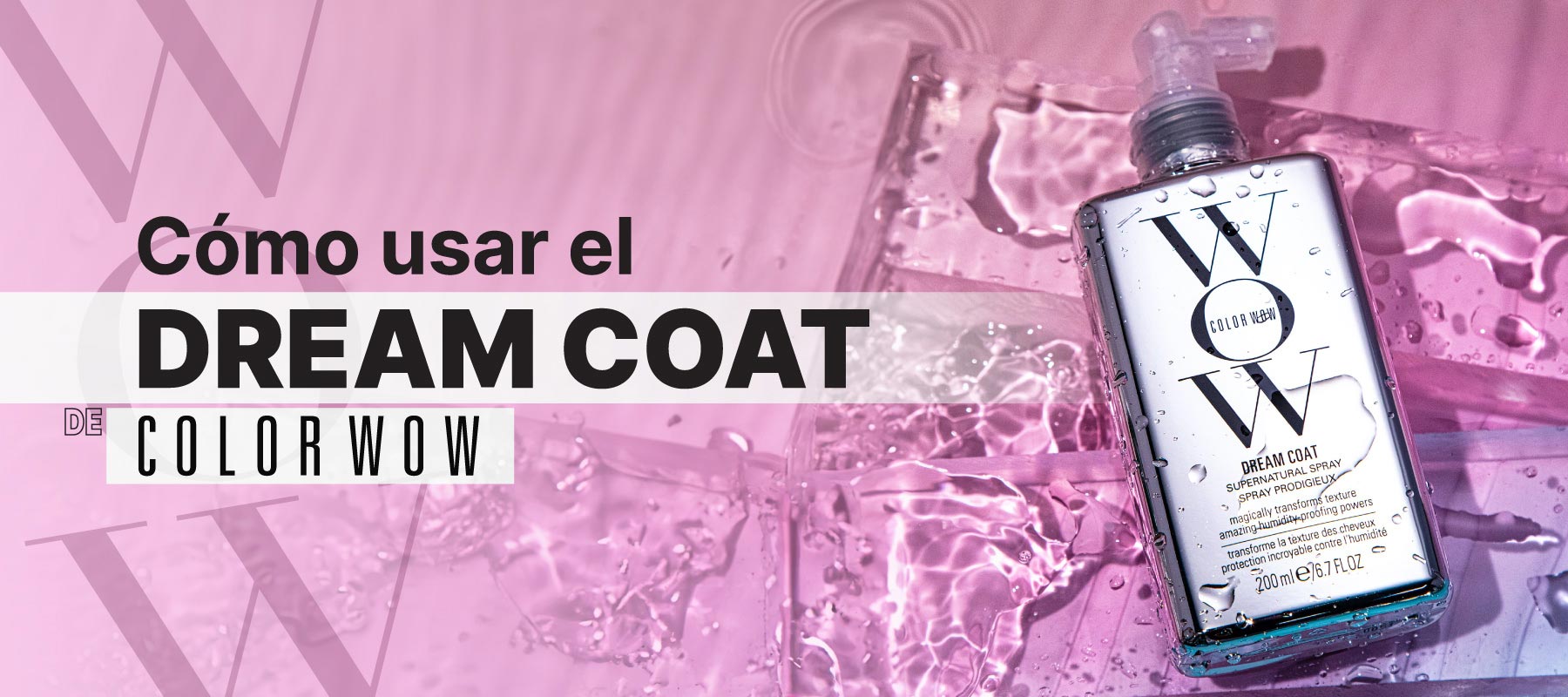Dream Coat Supernatural Spray - Color WOW- Cabellos con Frizz