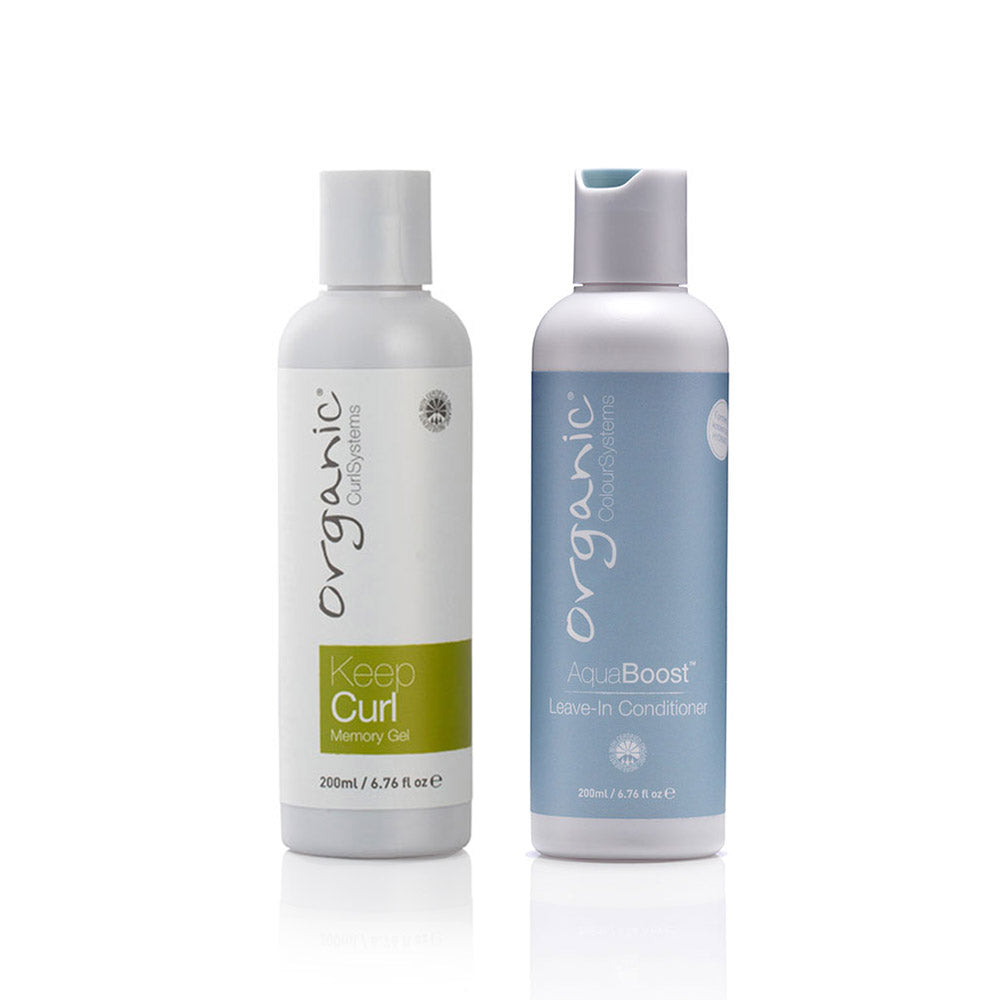 Organic Colour System - Keep Curl Memory Gel y AquaBoost Leave in