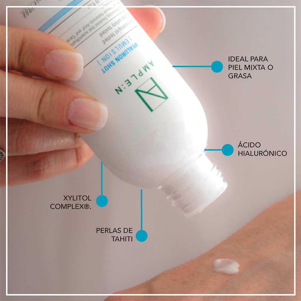 Amplen - Crema Facial Fluida Hidratante Ácido Hialurónico 130 ml