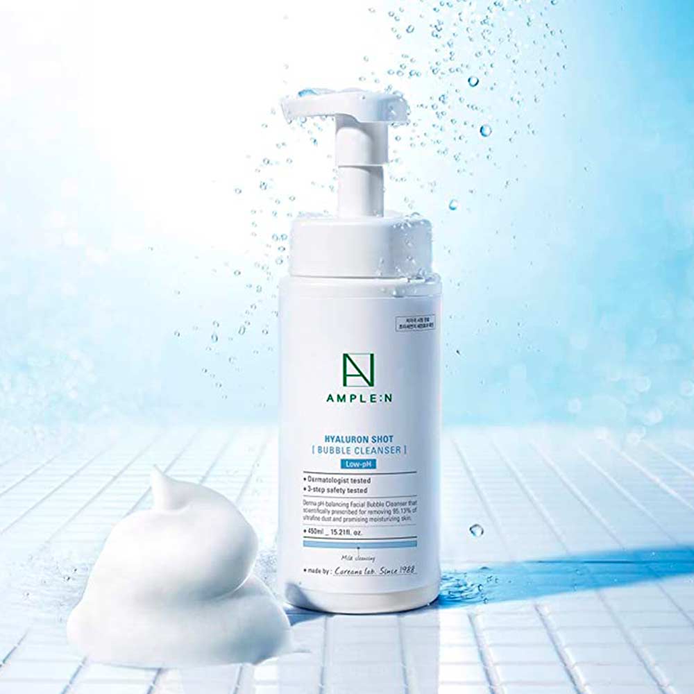 Amplen - Limpiador Facial Espumoso Ácido Hialurónico 450 ml