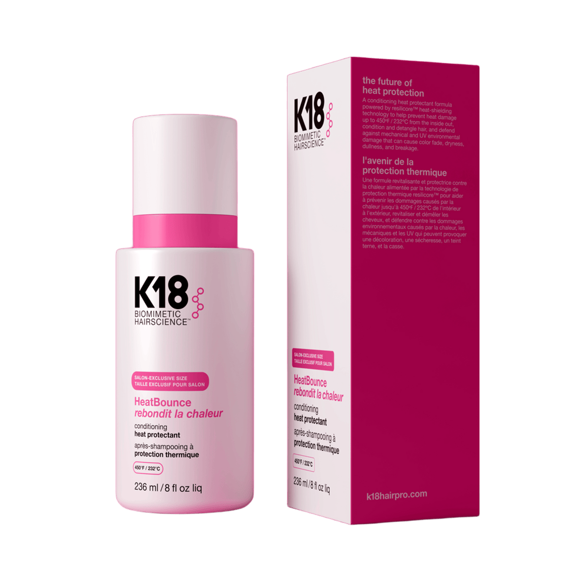 K18 - Protector térmico y acondicionador Leave in - 118 ML