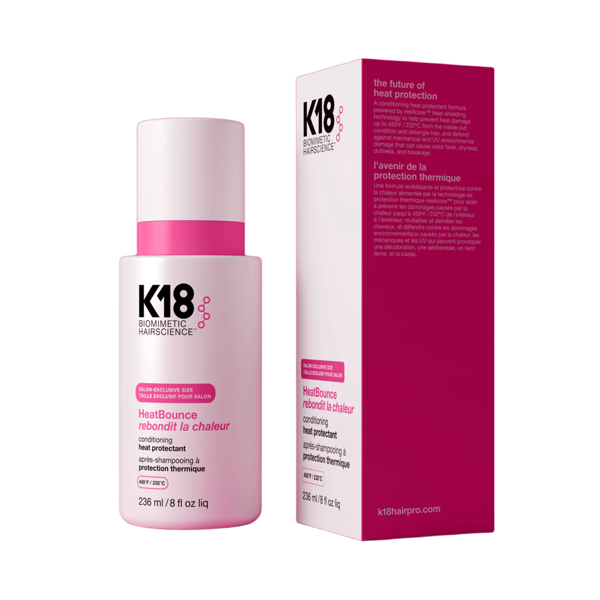K18 - Protector térmico y acondicionador Leave in - 118 ML