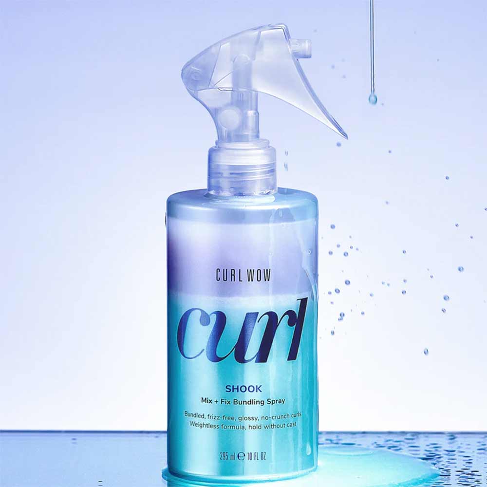 Curl Wow - Shook - Spray Definidor y Fijador para Rizos Mix + Fix - 295 ml